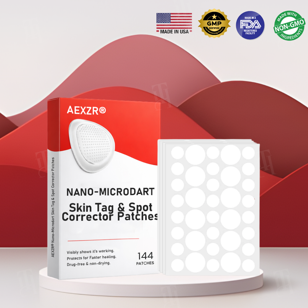 ✨AEXZR® Nano-Microdart Skin Tag & Spot Corrector Patches -🩹 Dual-Release Tech, Painless Removal🌿