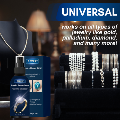 🏆✨AEXZR® Jewelry Cleaner Spray –💎 No Soaking, No Scrubbing, Just Spray & Wipe🛡️