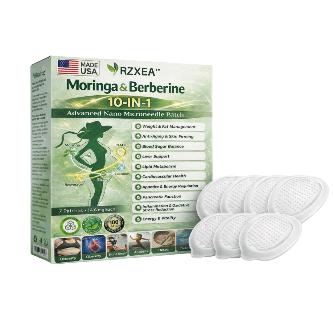🏆RZXEA™ 10-in-1 Nano Microneedle Patch -⚡Effortless Weight Loss & Blood Sugar Support 🌿