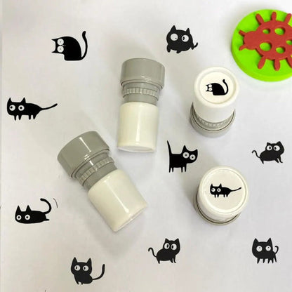 Self Inking Mini Cat Stamps Main View