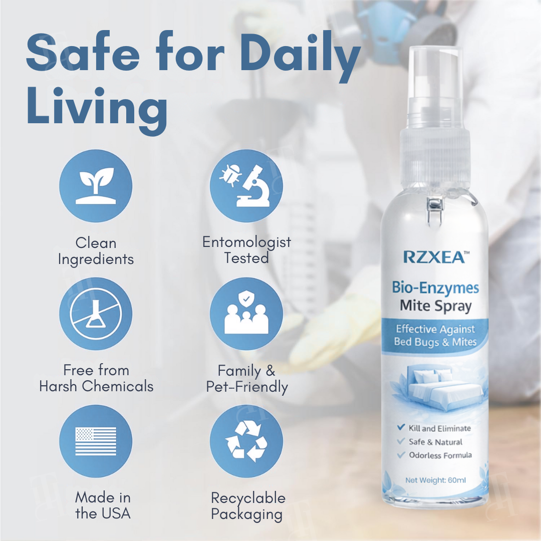 ✨RZXEA™ Bio-Enzymes Mite Spray -🌿Sleep Tight, Bite-Free ✨
