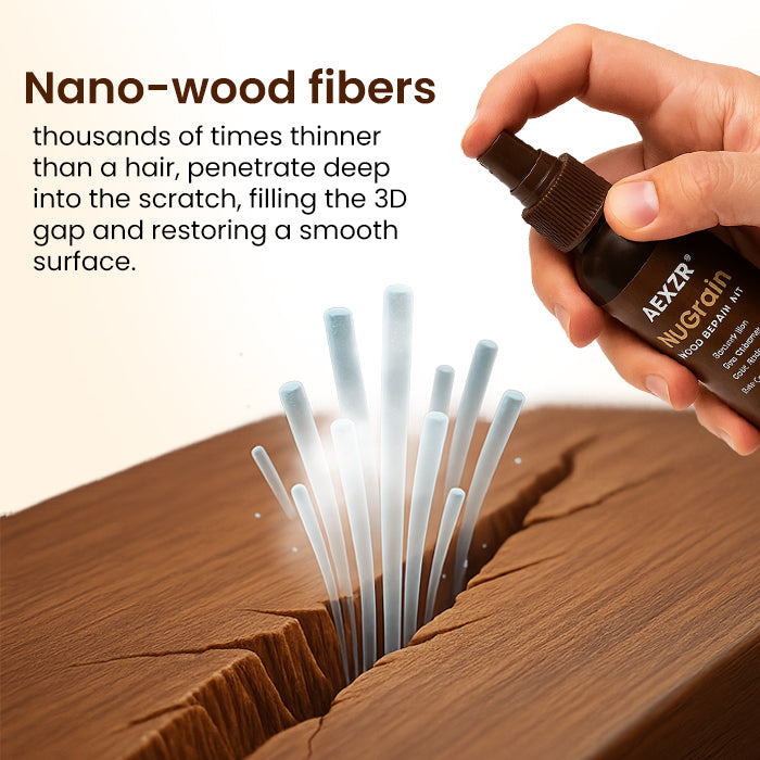✨AEXZR® NuGrain Wood Repair Kit -⚡ Nano-Wood Fiber Scratch Repair 🌿