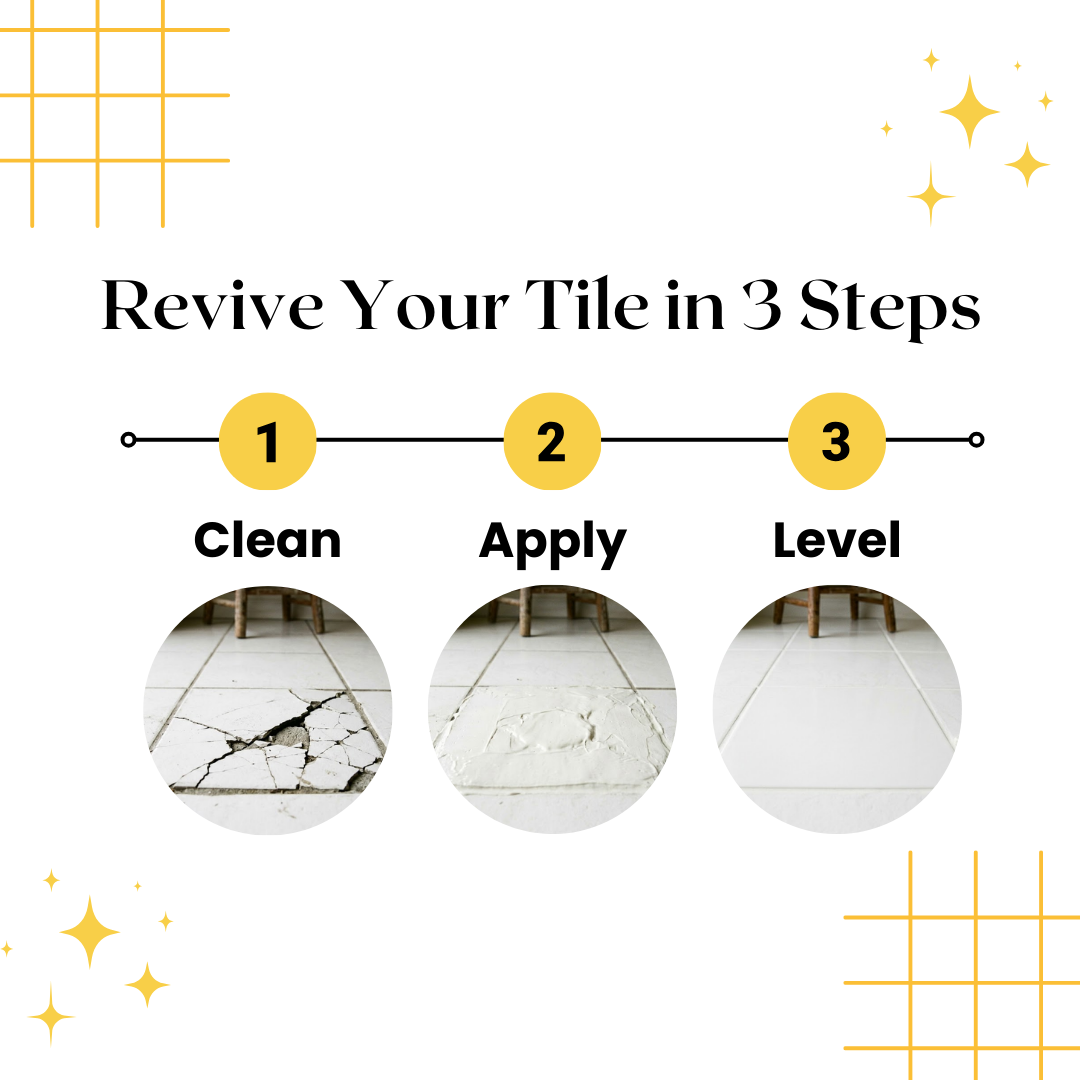 🏆 Quick-Drying Tile Repair DIY Kit -🛡️ Industrial-Strength DIY Kit, Anyone Can Use🏠