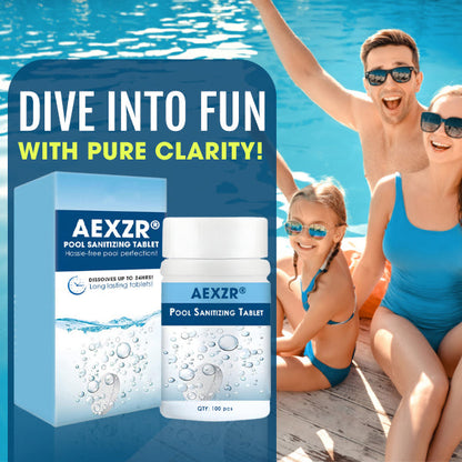 ✨AEXZR® Pool Sanitizing Tablet 🛡️Crystal Clear Water All Summer Long 🌊