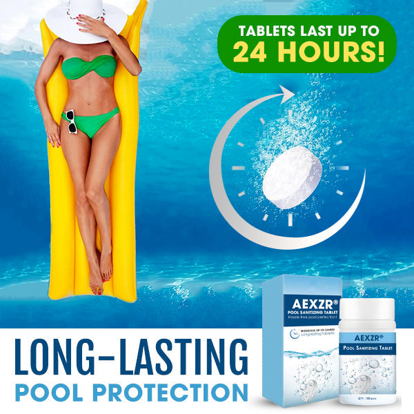 ✨AEXZR® Pool Sanitizing Tablet 🛡️Crystal Clear Water All Summer Long 🌊
