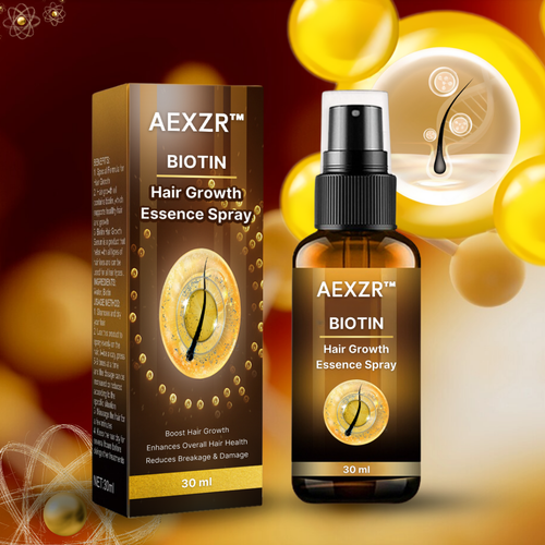 🌿 AEXZR™ Biotin Hair Growth Essence Spray - Strengthens Hair, Deep Nourishment, Anti-Hair Loss, Scientifically Proven Formula ✨