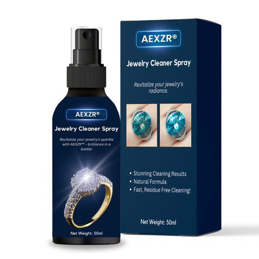 🏆✨AEXZR® Jewelry Cleaner Spray –💎 No Soaking, No Scrubbing, Just Spray & Wipe🛡️