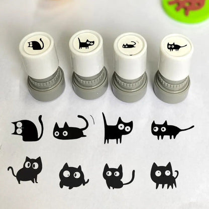 Self Inking Cat Stamps Impression Variety Detail