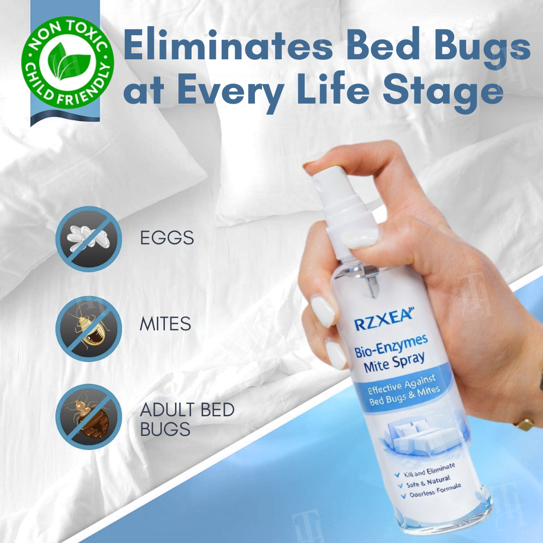 ✨RZXEA™ Bio-Enzymes Mite Spray -🌿Sleep Tight, Bite-Free ✨