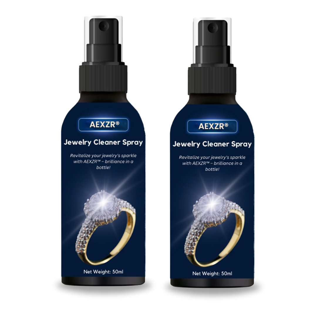 🏆✨AEXZR® Jewelry Cleaner Spray –💎 No Soaking, No Scrubbing, Just Spray & Wipe🛡️