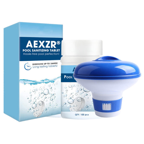 ✨AEXZR® Pool Sanitizing Tablet 🛡️Crystal Clear Water All Summer Long 🌊