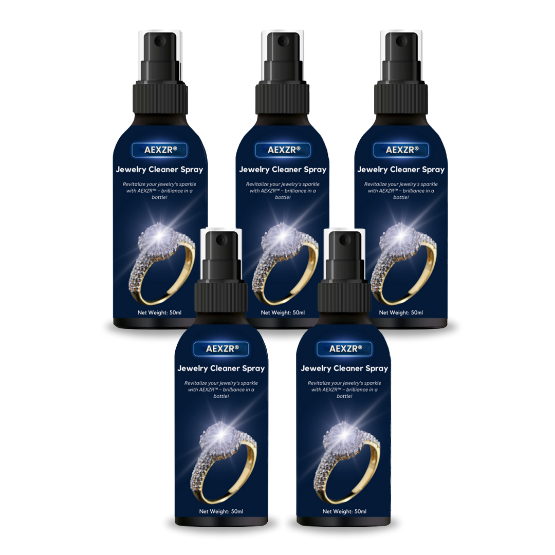 🏆✨AEXZR® Jewelry Cleaner Spray –💎 No Soaking, No Scrubbing, Just Spray & Wipe🛡️