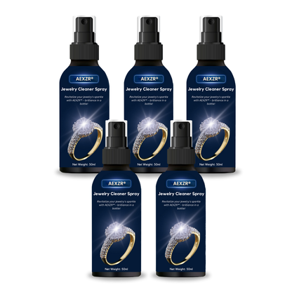 🏆✨AEXZR® Jewelry Cleaner Spray –💎 No Soaking, No Scrubbing, Just Spray & Wipe🛡️