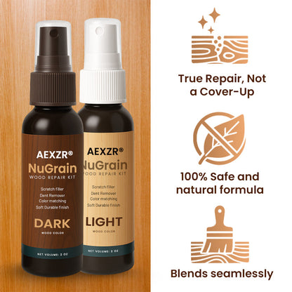 ✨AEXZR® NuGrain Wood Repair Kit -⚡ Nano-Wood Fiber Scratch Repair 🌿