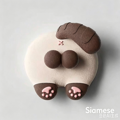 3D Giant Cat Switch Wall Decor Feature View