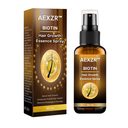 🌿 AEXZR™ Biotin Hair Growth Essence Spray - Strengthens Hair, Deep Nourishment, Anti-Hair Loss, Scientifically Proven Formula ✨