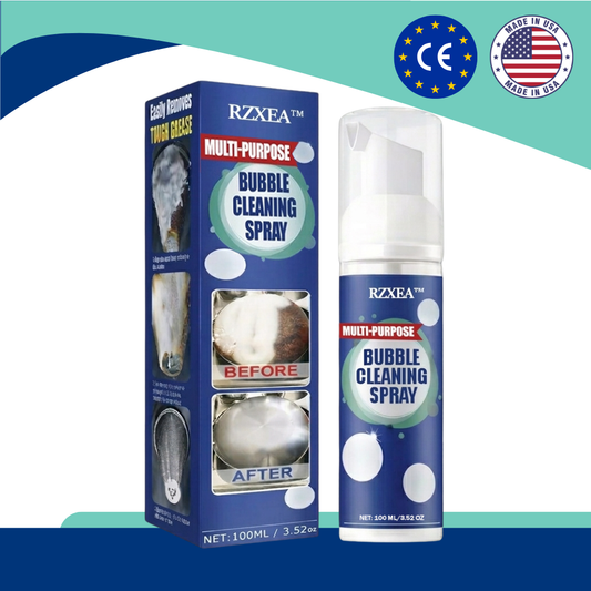 ✨RZXEA™ Multi-Purpose Bubble Cleaning Spray -🏠 Melt Away Heavy Grease in Seconds 🫧