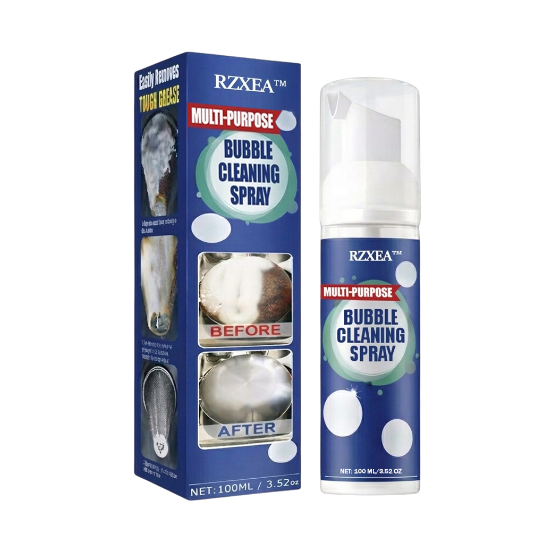 ✨RZXEA™ Multi-Purpose Bubble Cleaning Spray -🏠 Melt Away Heavy Grease in Seconds 🫧