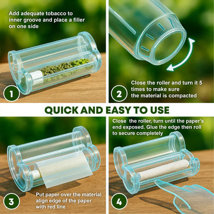 🌀 SmartRoll Portable Cigarette Roller – ✨Perfect Uniform Rolls in Seconds🧳