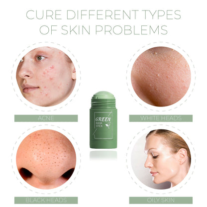 ✨DeepPurifying Green Tea Clay StickMask -💧Mess-Free Application, Blackhead Removal🌿