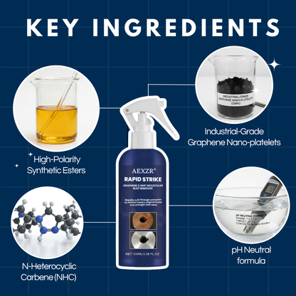 ⚡AEXZR® Rapid Strike –✨ Graphene & NHC Molecular Rust Remover🛡️
