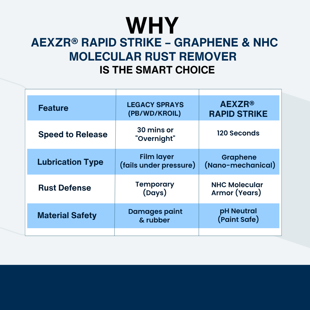 ⚡AEXZR® Rapid Strike –✨ Graphene & NHC Molecular Rust Remover🛡️