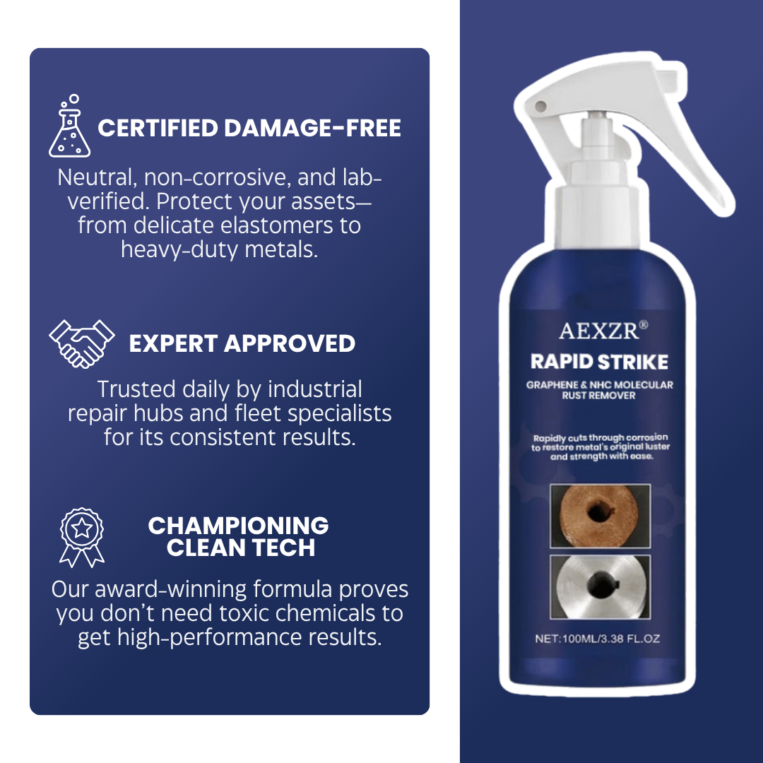 ⚡AEXZR® Rapid Strike –✨ Graphene & NHC Molecular Rust Remover🛡️