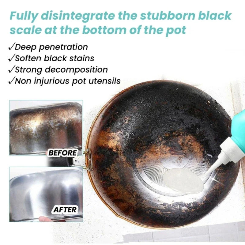✨Advanced Magic Pot Cleaning Gelv💧 Melt Away Years of Black Grime & Grease 🍳