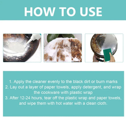 ✨Advanced Magic Pot Cleaning Gelv💧 Melt Away Years of Black Grime & Grease 🍳