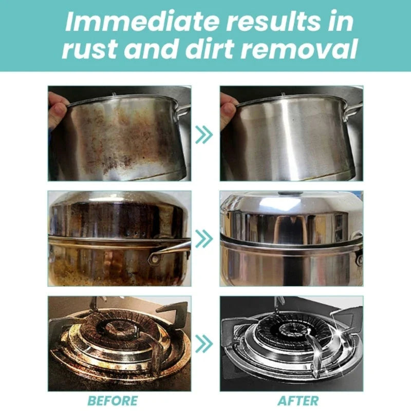 ✨Advanced Magic Pot Cleaning Gelv💧 Melt Away Years of Black Grime & Grease 🍳