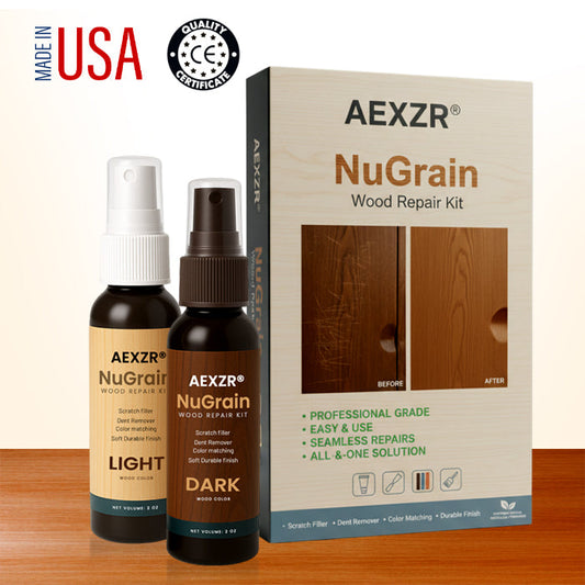 ✨AEXZR® NuGrain Wood Repair Kit -⚡ Nano-Wood Fiber Scratch Repair 🌿