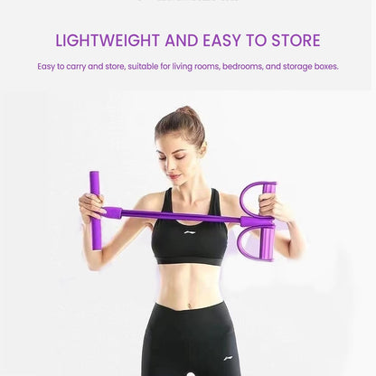 💪8-Tube Pedal Resistance Device— Full-Body Home Gym with Adjustable Strength & Detachable