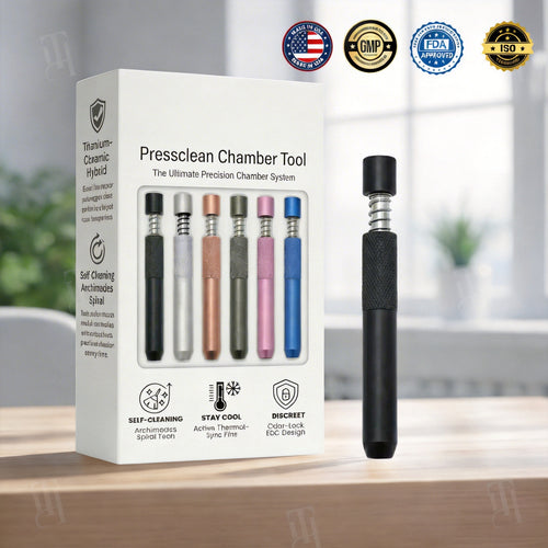 🏆✨Pressclean Chamber Tool – 🔧Self-Cleaning Spring Design, No Tapping Needed🌀
