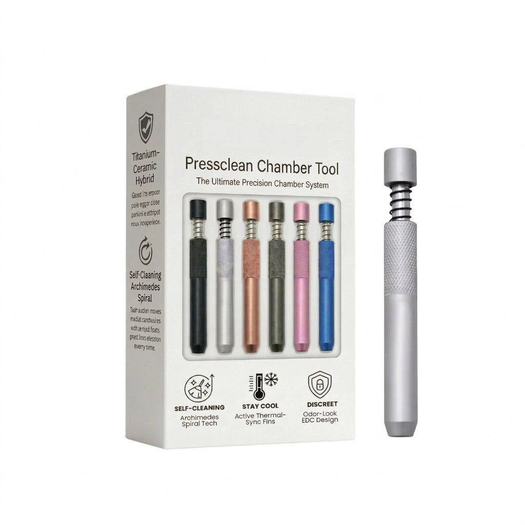 🏆✨Pressclean Chamber Tool – 🔧Self-Cleaning Spring Design, No Tapping Needed🌀