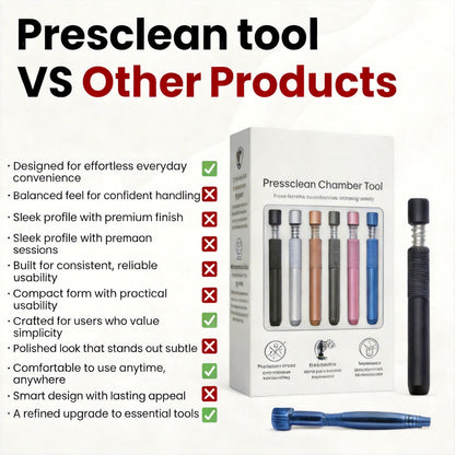 🏆✨Pressclean Chamber Tool – 🔧Self-Cleaning Spring Design, No Tapping Needed🌀