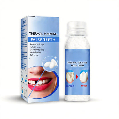 ✨Thermal Forming False Teeth  -🦷DIY Moldable, Safe Material, Realistic Look⚡