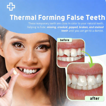 ✨Thermal Forming False Teeth  -🦷DIY Moldable, Safe Material, Realistic Look⚡