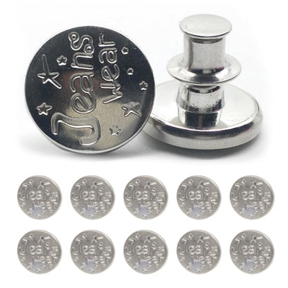 🏆Adjustable No-Sew Jeans Button - 🔘Clip On & Go, Fix Loose/Tight Jeans✨