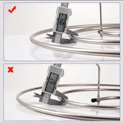 ✨360° Stainless Steel Multi-Hanger  – 🌀3 Loops for Ties, Belts & Scarves, Holds 15 lbs🔄