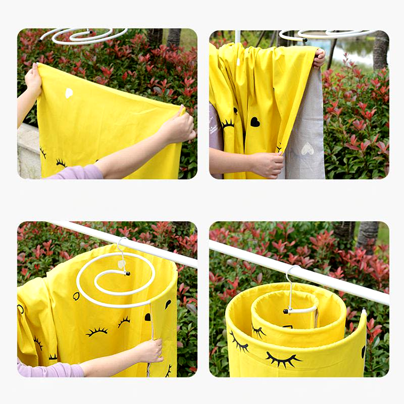 ✨360° Stainless Steel Multi-Hanger  – 🌀3 Loops for Ties, Belts & Scarves, Holds 15 lbs🔄